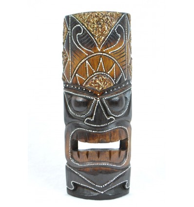 Tiki mask h30cm wood. Handcrafted.