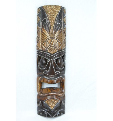 Tiki mask h50cm wood. Deco, maori, crafts of the world.