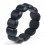 Bracelet Lithotherapie Jade black - balance the energies, protects the pregnancy.