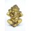 3 statuettes Ganesh "Secret du Bonheur" en bronze massif. 