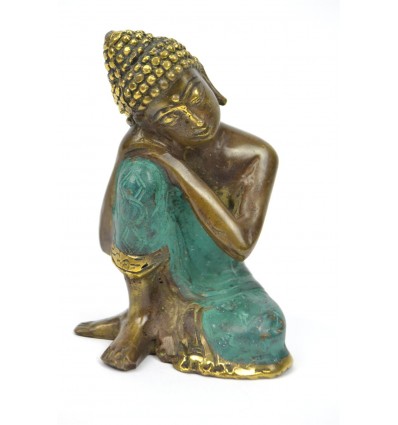 Statuetta di Buddha, di pensatori, di reale, di bronzo, di stile antico.