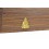 Porte-encens avec rangement / boîte en bois, motif Bouddha.