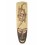 Maschera africana 50cm di decorazione 2 Gechi, sabbia e conchiglie, Conchiglie di ciprea