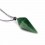 Necklace with pendant in Aventurine natural style pendulum. Well-being, and creativity.