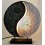 Lampe de chevet "Yin Yang". Décoration Zen asiatique.