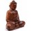 Statua di Buddha seduto nel loto. Artigianato dell'Asia.