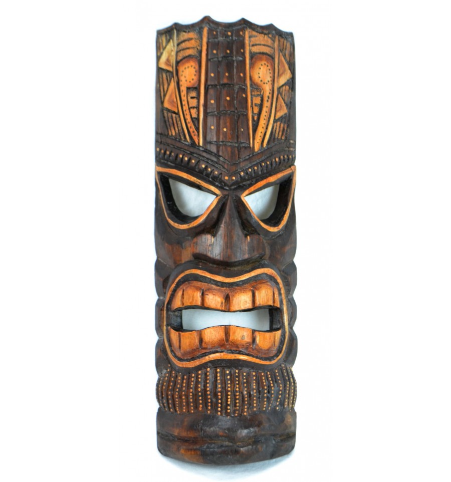 Tiki mask Maori Polynesian wooden, purchase cheap. Decoration tiki.