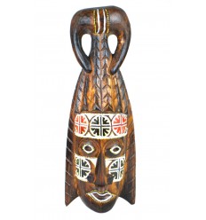 African mask wood cheap. Decoration tribal Africa ethnic.