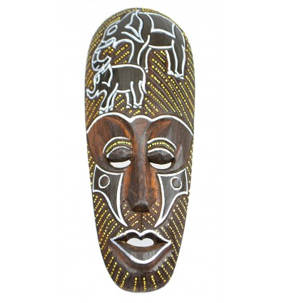 L'acquisto di Deco africa non costoso. Maschera africana in legno modello elefante.