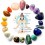 Earrings 7 chakras stone yoga lithotherapie purchase not expensive.