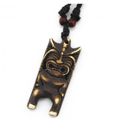 Men's / Women's Mixed Necklace with Tiki Pendant - Polynesian Style