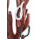 Gioielli albero per collane, bracciali,orologi, in legno massello di colore rosso