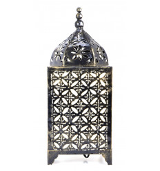 Lampe marocaine à poser fer forgé pas cher. Décoration orientale.