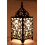 Lampe originale en fer forgé artisanal. Décoration baroque pas cher.