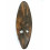 Masque déco africaine en bois 30cm - décoration ethnique chic