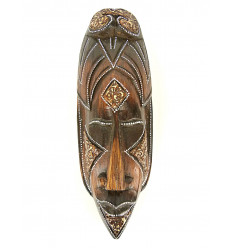Maschera africana in legno in stile 30cm - decorazione esotica