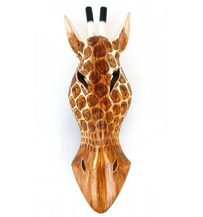 Trophée Girafe, masque africain objet déco original collection.