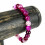 Bracciale in Agata rosa perla + Buddha. Spedizione gratuita.