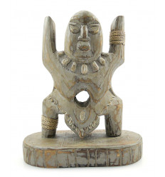Totem koh lanta wood, chic ethnic decoration purchase, adventure trophy.