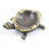 Cendrier tortue de terre en bronze. Collection vintage rétro 50's.