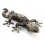 Statuette salamander gecko margouillat in bronze. Handicrafts from Bali.
