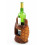 Porte bouteille présentoir bouteille de vin tortue original en bois.