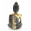 Statuetta di Buddha Zen in bronzo Bhumisparsa Mudra. Deco importare Asia.