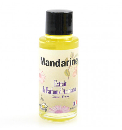 Perfume extract for diffuser, mandarin scent, made in France.
