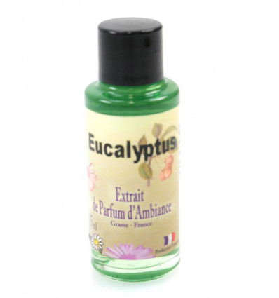 Extrait de parfum eucalyptus pour diffuseur, origine Grasse France.