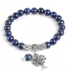 Bracelet Tree of Life - Lapis Lazuli - natural Good humor and friendship.