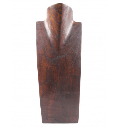 - Busto Visualizzare le collane in legno massello di cioccolato H35cm