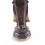 Statuette Trimurti en bronze 21Hcm. Artisanat asiatique.