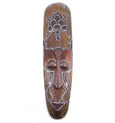 Maschera africana in legno modello Tartaruga. Deco africano.