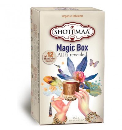 Shoti Maa Magic Box. Assortment of 12 teas and infusions bio.