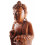 Grande statue sculpture Bouddha bois rare, déco zen.