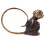 Scimmia in bronzo massiccio 7cm