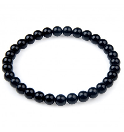 Black Onyx / Agate Bracelet. Balances energies, protects pregnancy