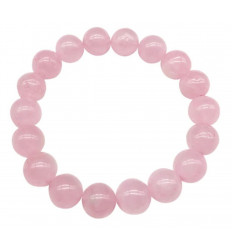 Bracelet Lithotherapie rose Quartz - Peace and Love