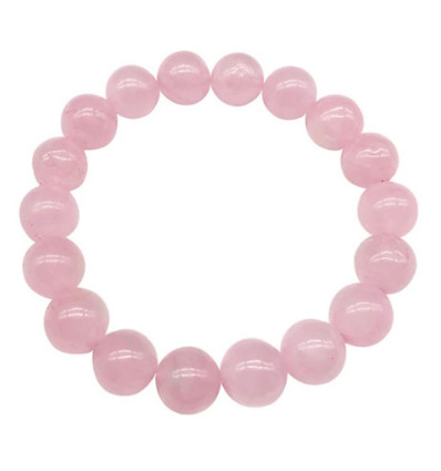 Bracelet Lithotherapie rose Quartz - Peace and Love