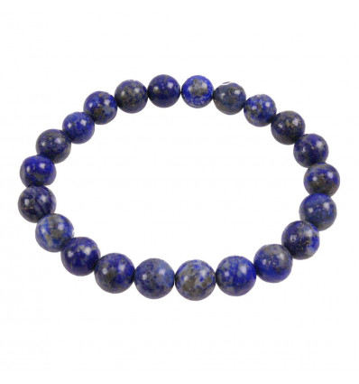 Lapis Lazuli bracelet from Afghanistan, 8mm balls premium quality AAA