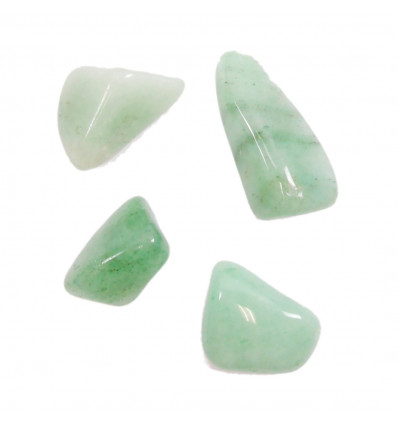 Tumbled stones in natural Green Aventurine. Set of 40/50g.