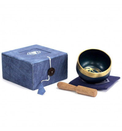 Tibetan singing bowl - Blue gift box - Frontal chakra (3rd eye)