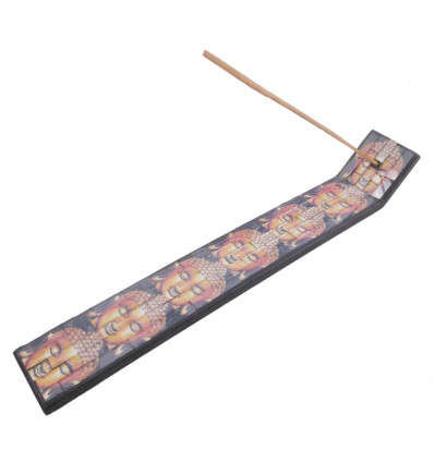 Porte-encens mosaïque motif Yin Yang et symbole Ôm - pour batons