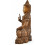 Large statue of Shiva 50cm in exotic wood. Sculpture craft fair and other view