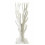 Jewelry tree for necklaces, bracelets, watches - solid wood white finish brushed