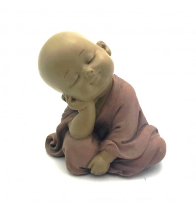 Figurina piccolo Buddha pensatore 12cm.