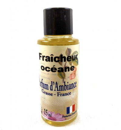Parfum d'Ambiance de Grasse Fraîcheur Océane Embruns, odeur de la Mer.