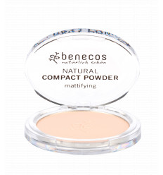 Organic Compact Powder 9gr - Porcelain Tint - Benecos