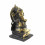 Statuette Ganesh Assis sur son Trône 13cm. Artisanat d'Asie. Côté