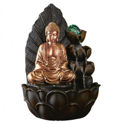 Indoor fountain Buddha Hartha with glass ball and Led